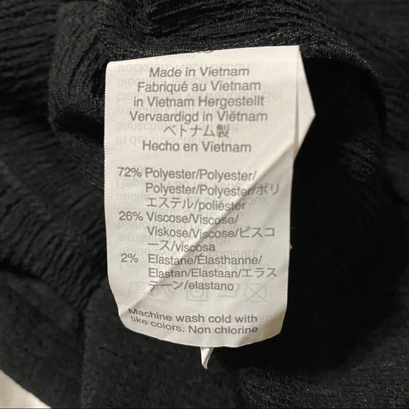 NEW Madewell Texture & Thread Short Sleeve Black Crop Peasant Top Size XS NWT - Picture 7 of 8